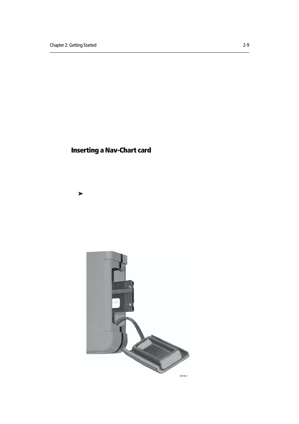 Inserting a nav-chart card | Raymarine RAYCHART 420D User Manual | Page 28 / 101