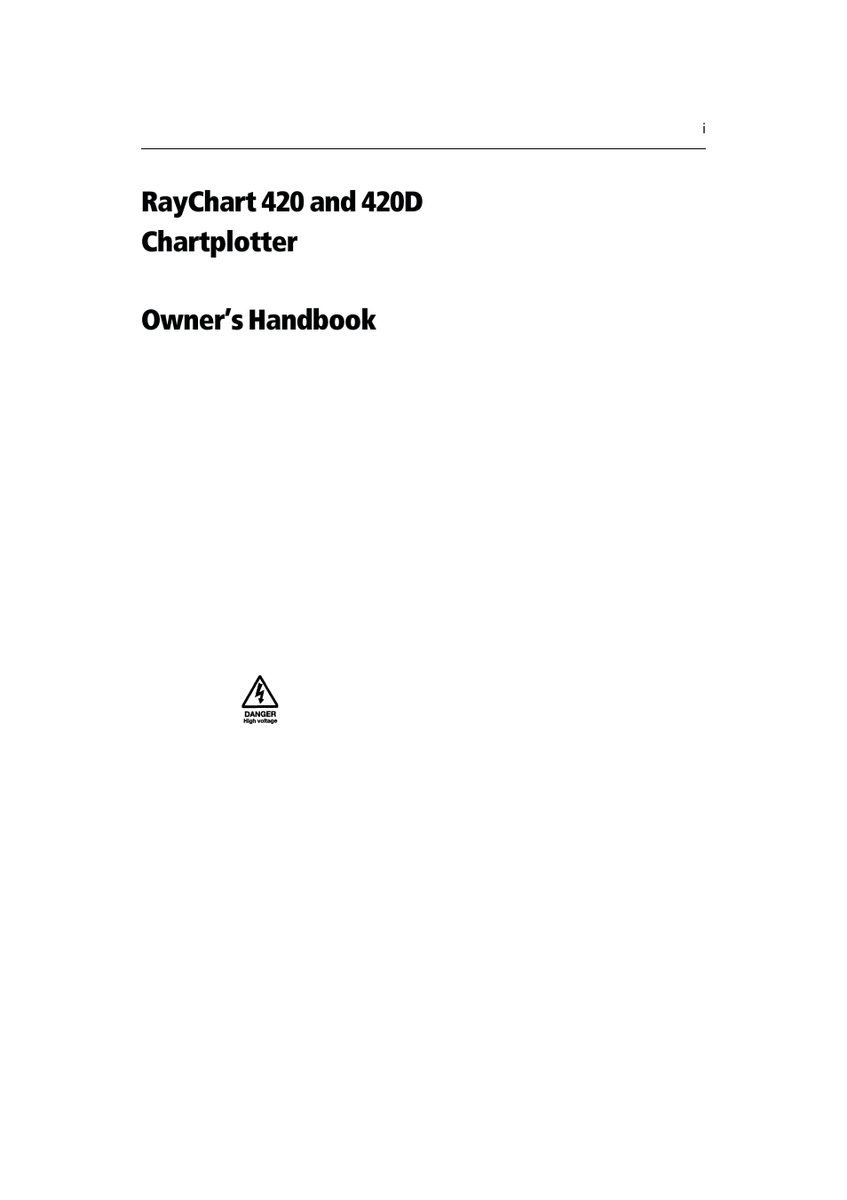 Raymarine RAYCHART 420D User Manual | Page 4 / 101