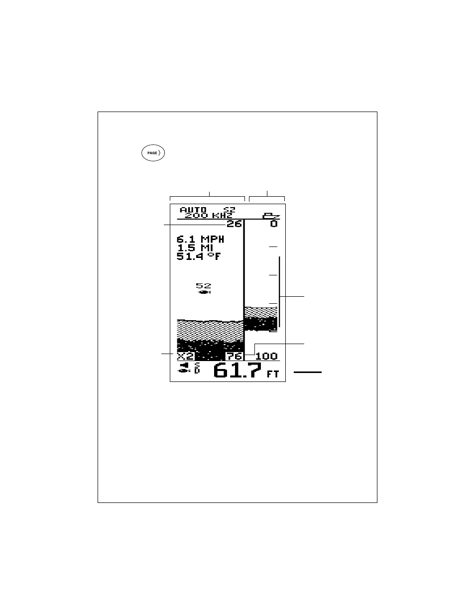 Zoom page | Raymarine L365 User Manual | Page 43 / 83