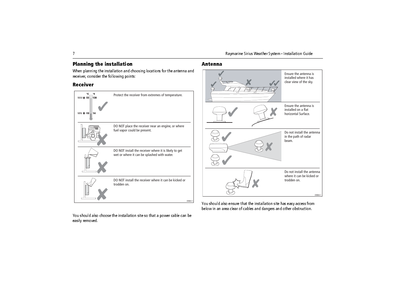Raymarine SR100 User Manual | Page 10 / 48