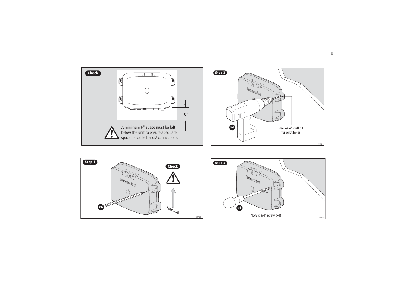 Raymarine SR100 User Manual | Page 13 / 48