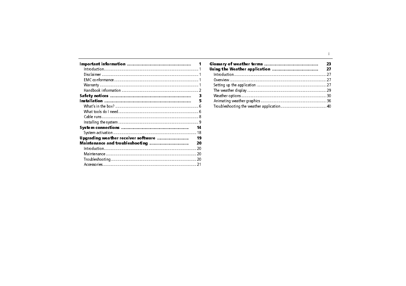 Raymarine SR100 User Manual | Page 3 / 48