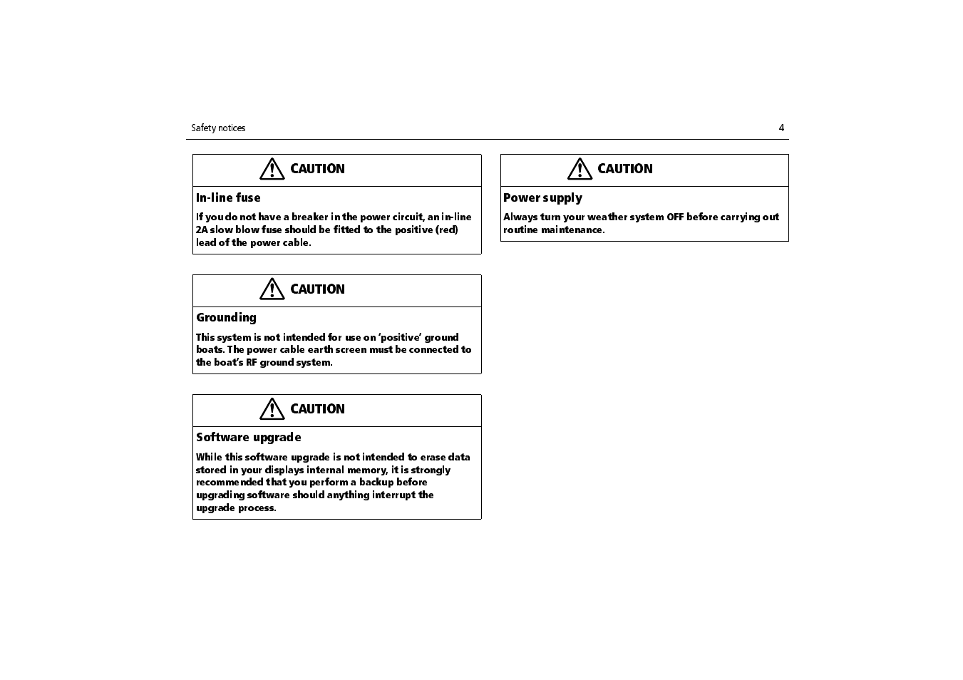 Raymarine SR100 User Manual | Page 7 / 48