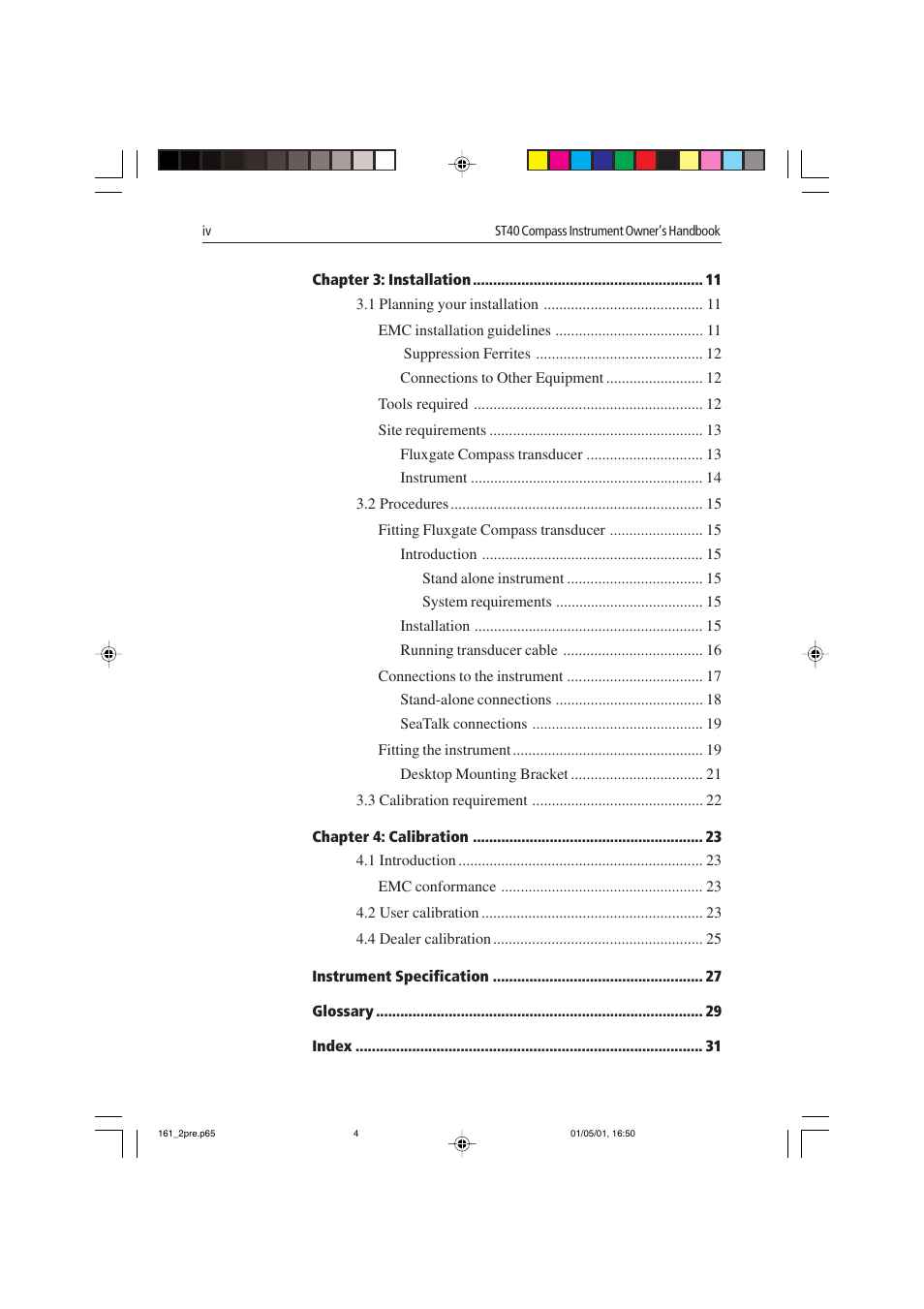 Raymarine Compass Instrument ST40 User Manual | Page 7 / 45