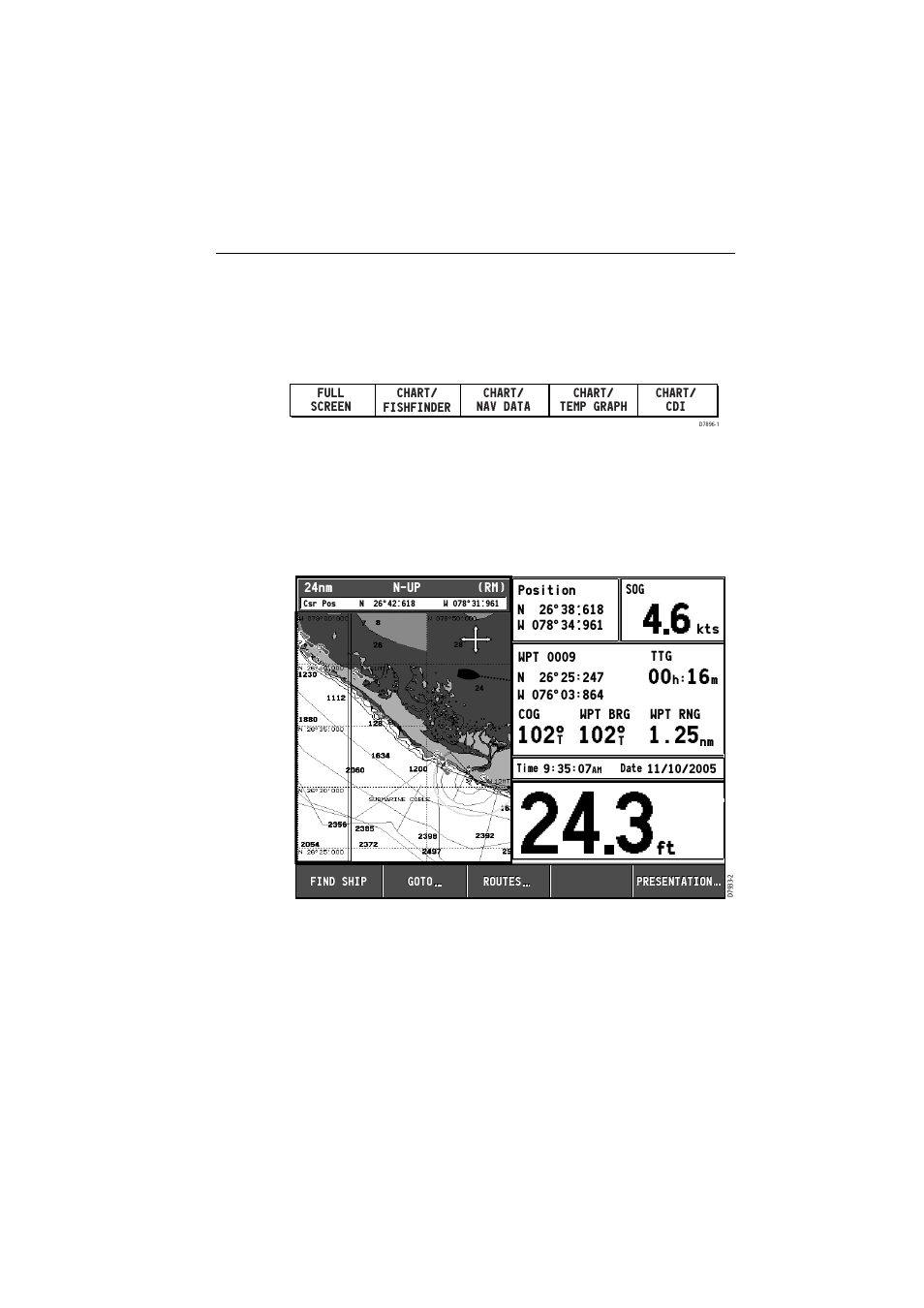 Nav data, Data pages | Raymarine A65 User Manual | Page 15 / 100