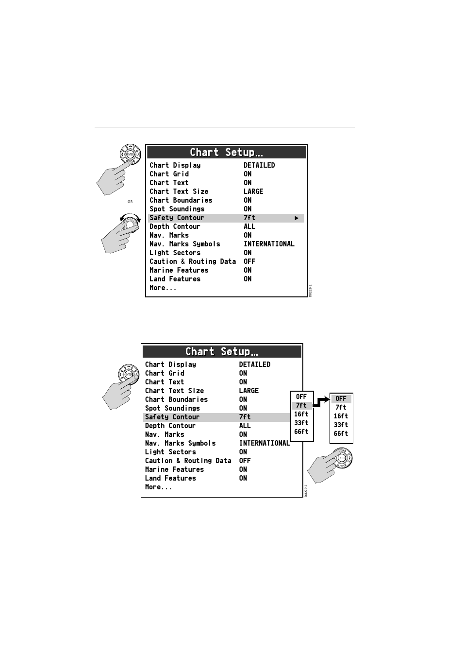 Chart setup | Raymarine A65 User Manual | Page 28 / 100