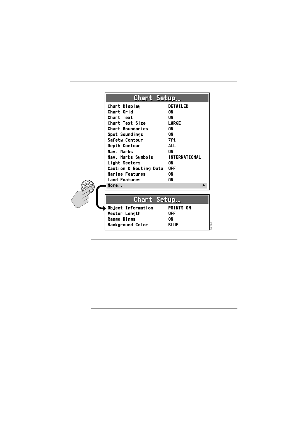 Chart setup | Raymarine A65 User Manual | Page 31 / 100