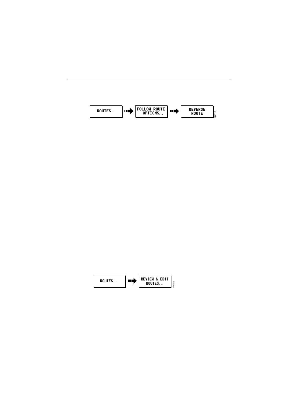 Reverse route, 8 editing routes, Selecting a route for editing | Raymarine A65 User Manual | Page 79 / 100
