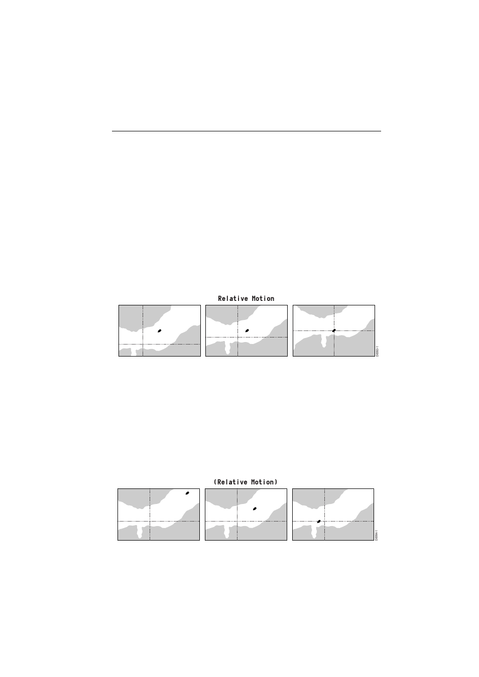 Course up (c-up), Relative motion | Raymarine A65 User Manual | Page 89 / 100