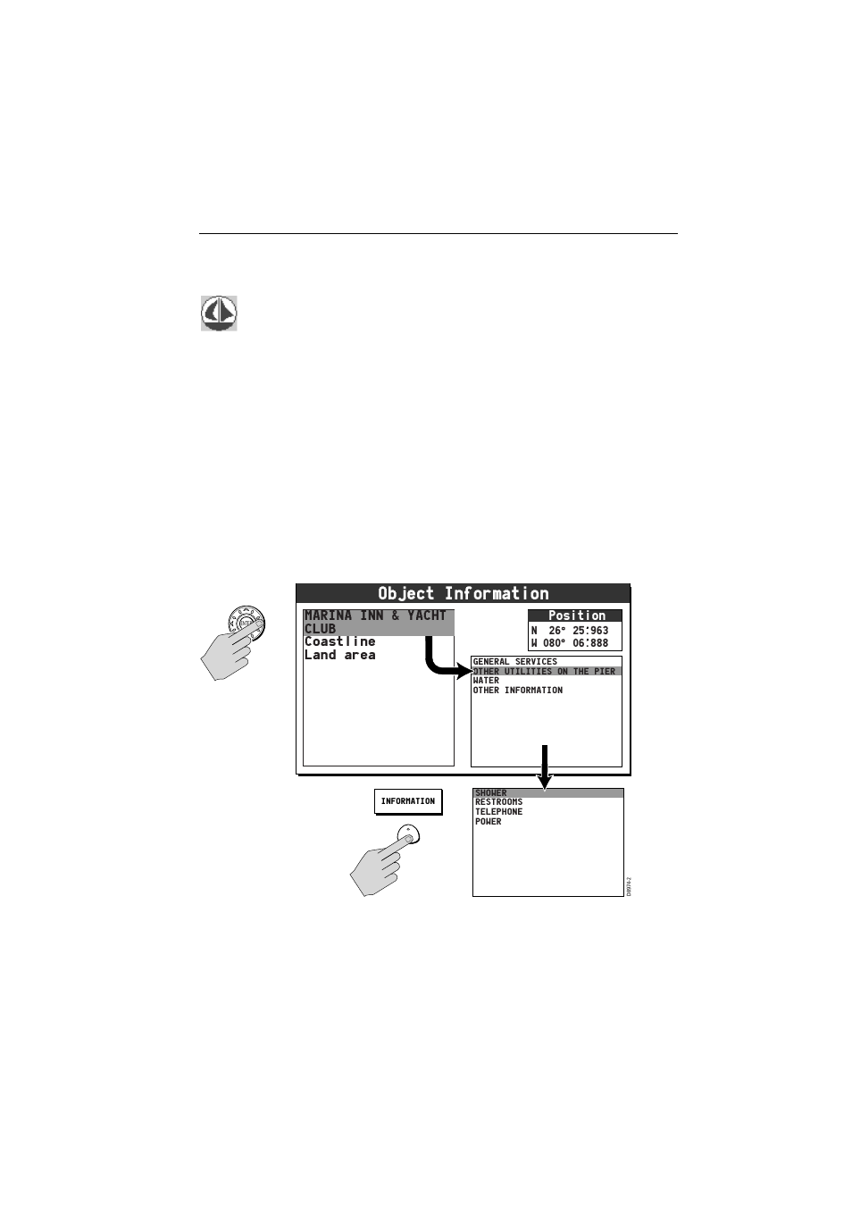 11 port services, Ee “port services, Object information | Raymarine A65 User Manual | Page 91 / 100