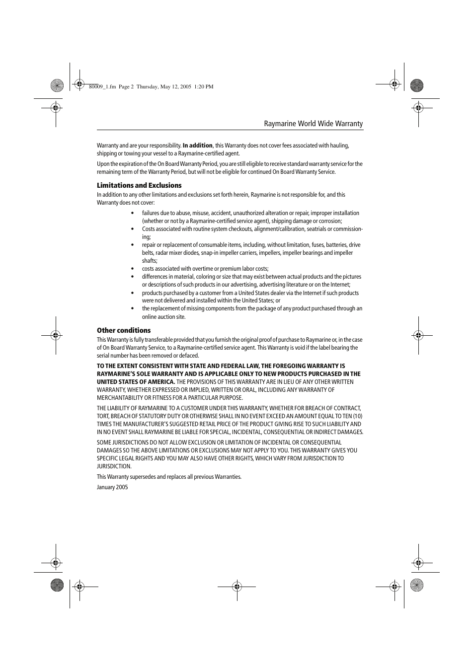 Raymarine A60 User Manual | Page 42 / 50