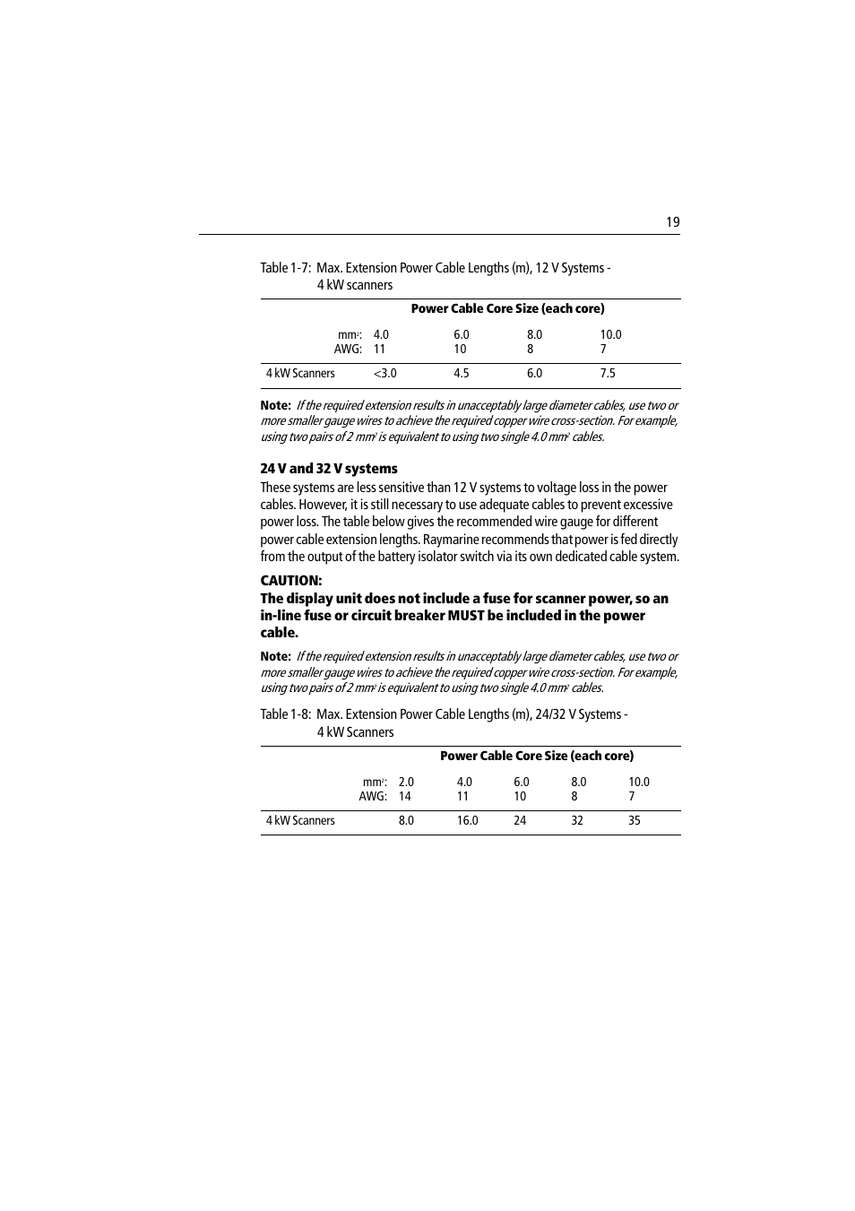 Raymarine Pathfinder Radar Scanner User Manual | Page 47 / 90
