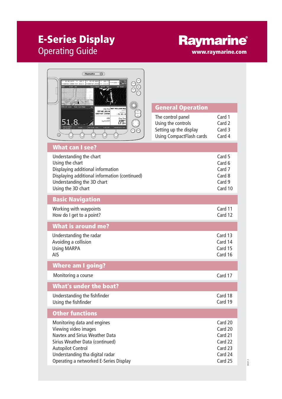 Raymarine Marine RADAR User Manual | 26 pages