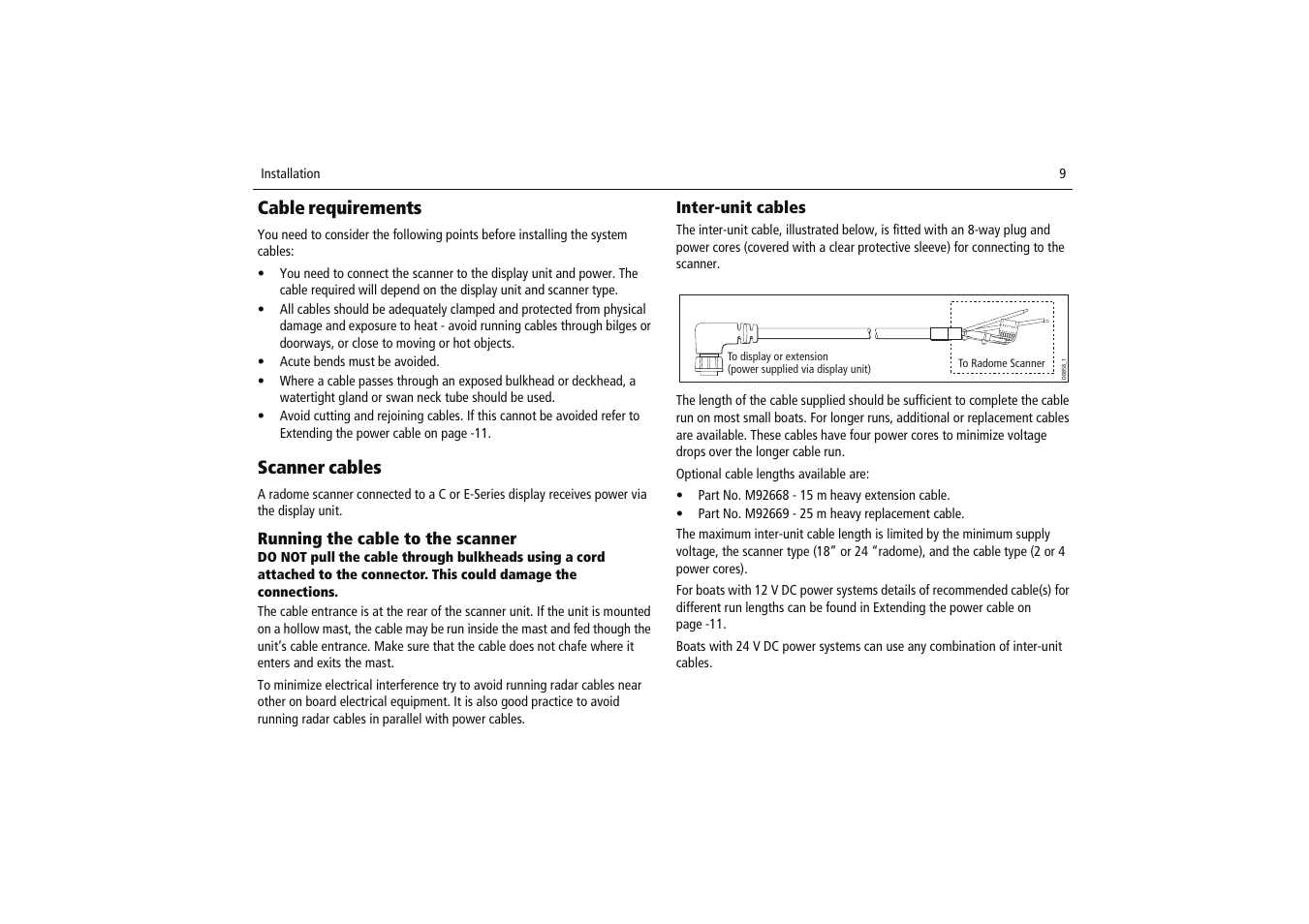 Raymarine Radome Scanners User Manual | Page 13 / 36