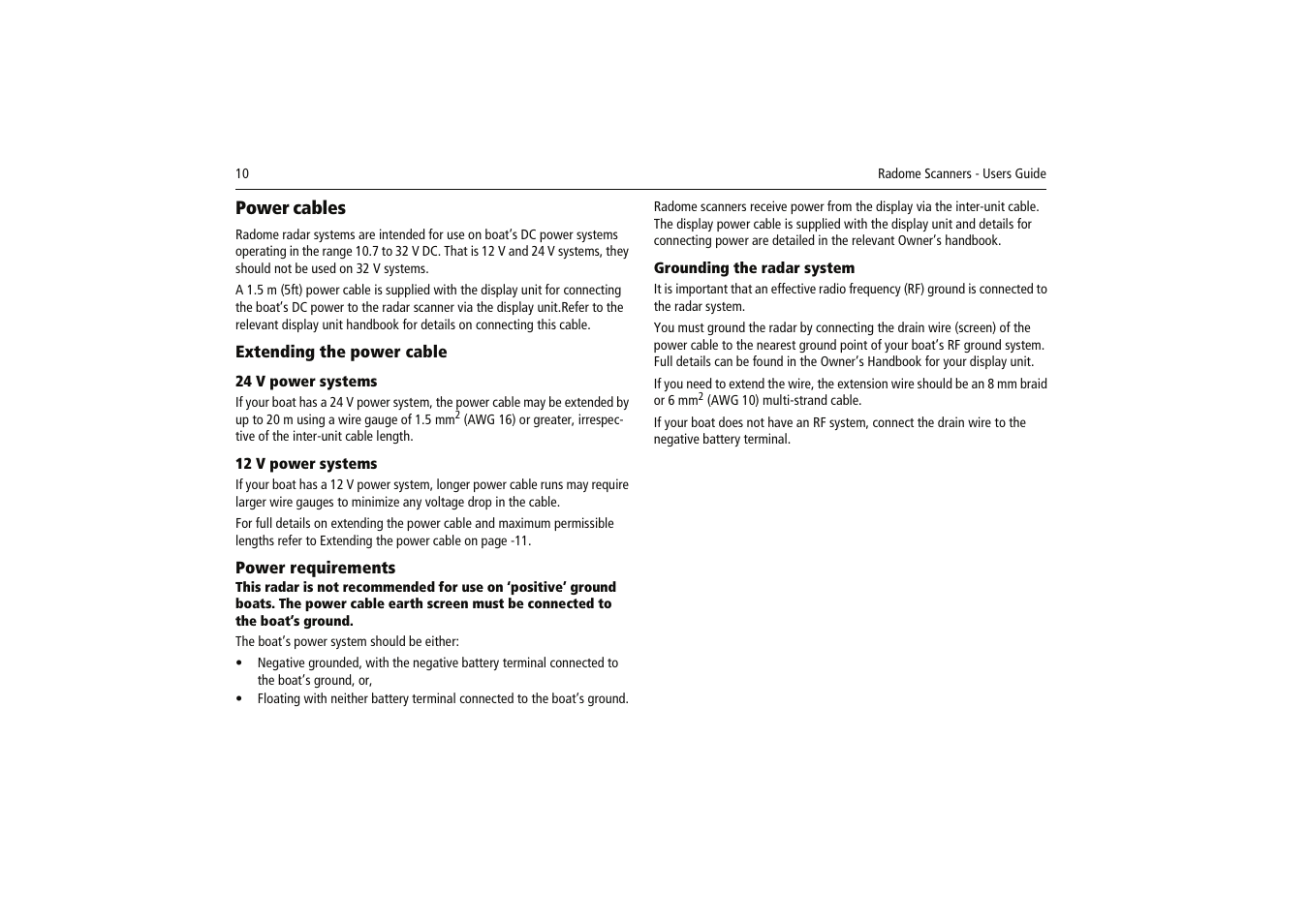 Raymarine Radome Scanners User Manual | Page 14 / 36