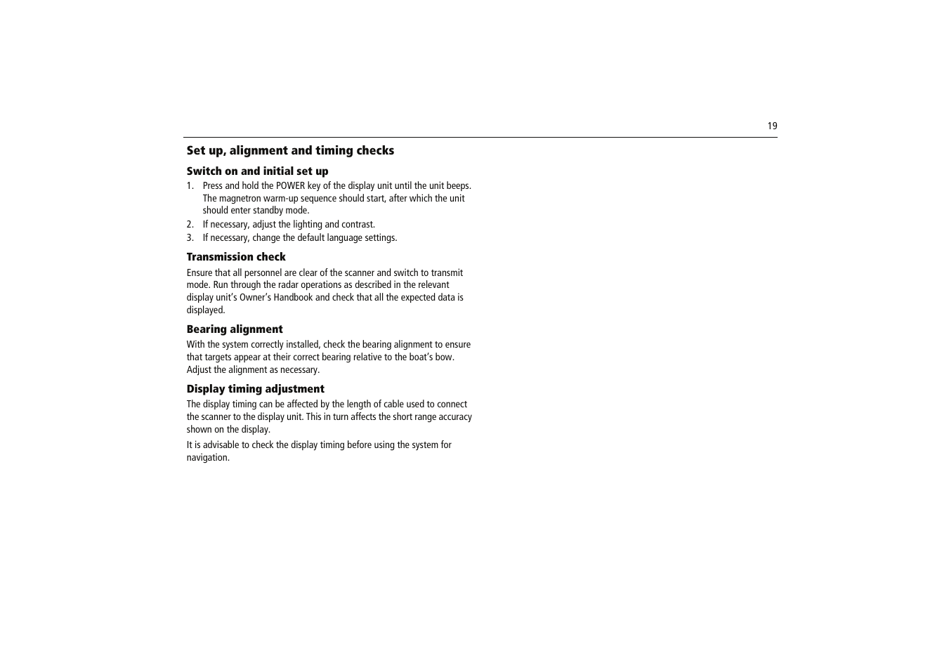 Raymarine Radome Scanners User Manual | Page 23 / 36