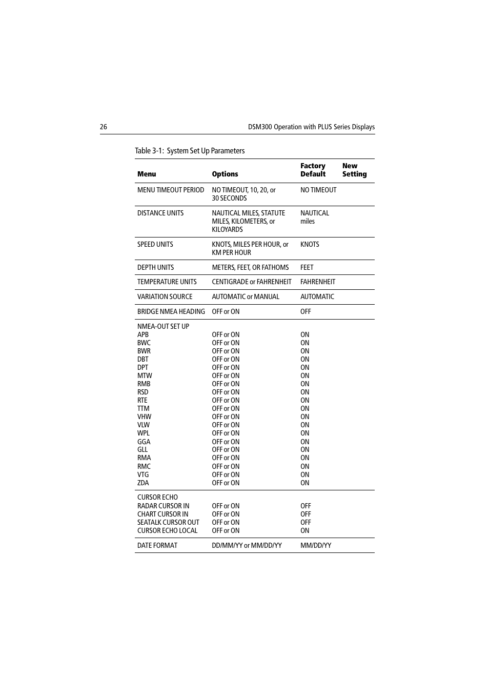 Raymarine DSM300 User Manual | Page 26 / 82