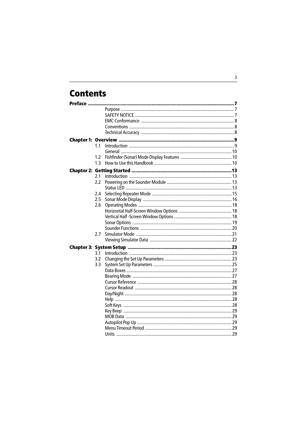 Raymarine DSM300 User Manual | Page 3 / 82