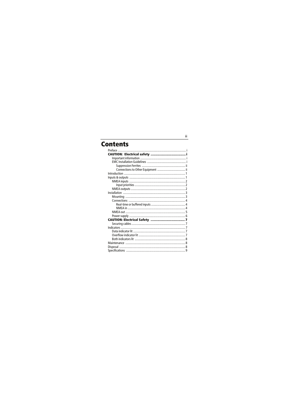 Raymarine NMEA Multiplexer User Manual | Page 5 / 16