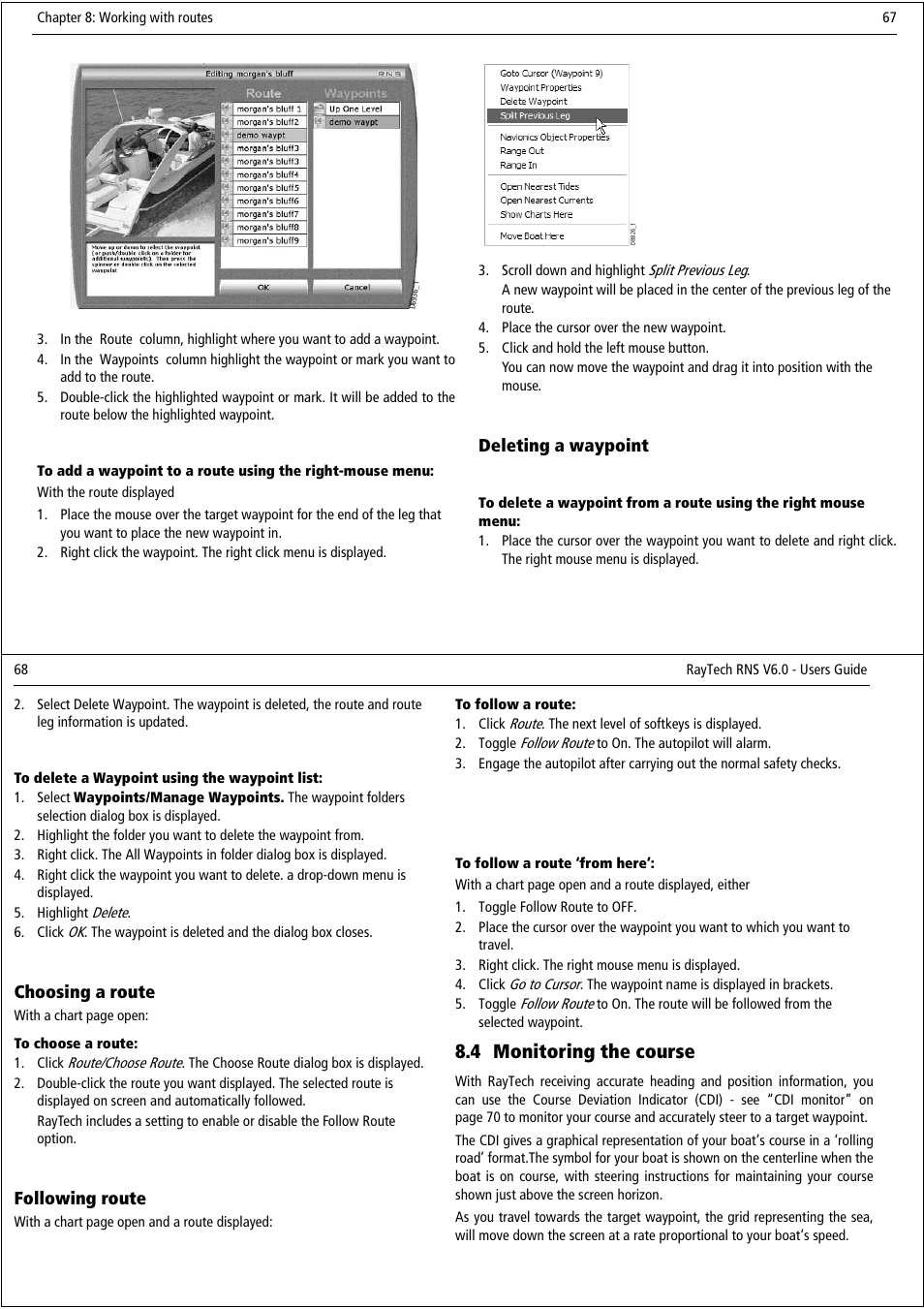 4 monitoring the course | Raymarine Pathfinder User Manual | Page 39 / 111