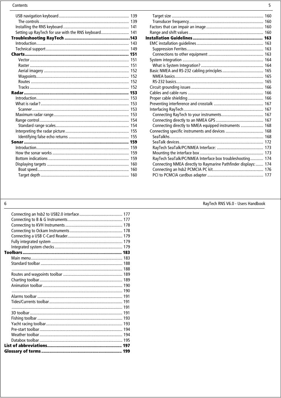 Raymarine Pathfinder User Manual | Page 5 / 111