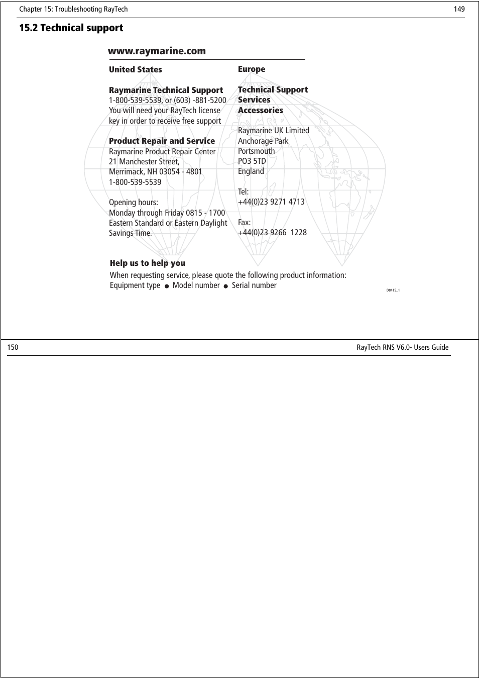 2 technical support | Raymarine Pathfinder User Manual | Page 80 / 111