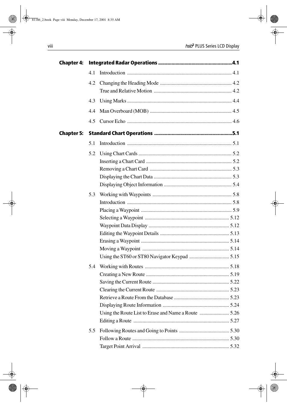 Raymarine Pathfinder Radar User Manual | Page 10 / 244