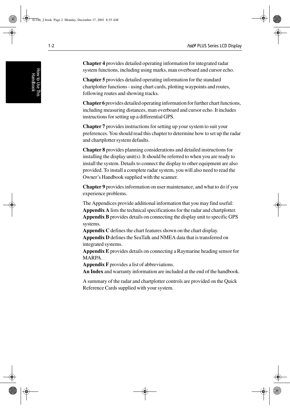 Raymarine Pathfinder Radar User Manual | Page 16 / 244
