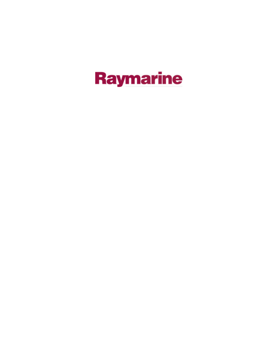 Raymarine Pathfinder Radar User Manual | Page 2 / 244