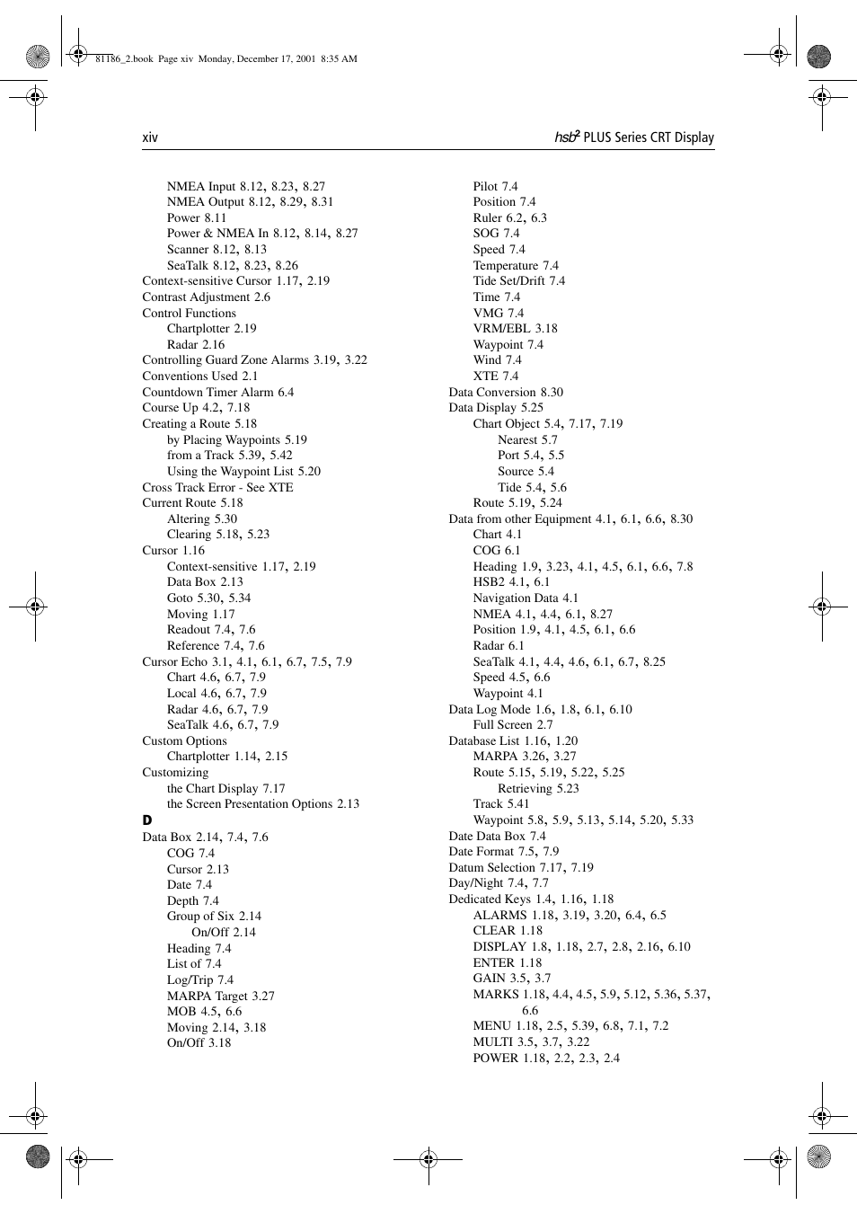 Raymarine Pathfinder Radar User Manual | Page 236 / 244