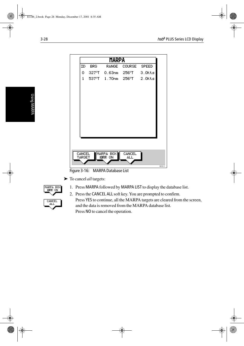 Marpa | Raymarine Pathfinder Radar User Manual | Page 94 / 244