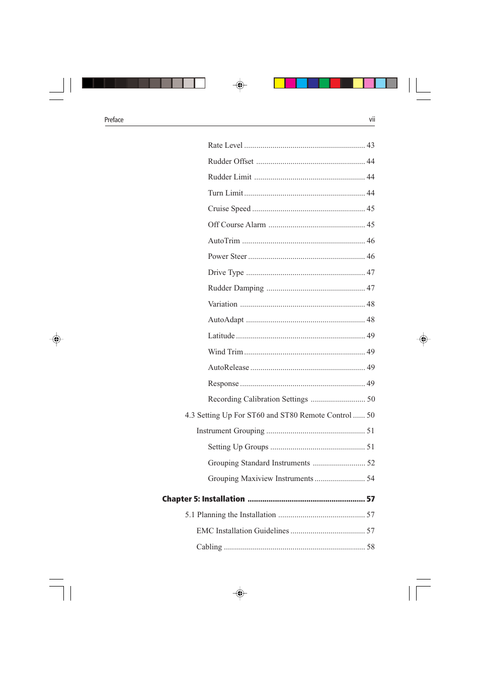 Raymarine autopilot control unit User Manual | Page 10 / 111