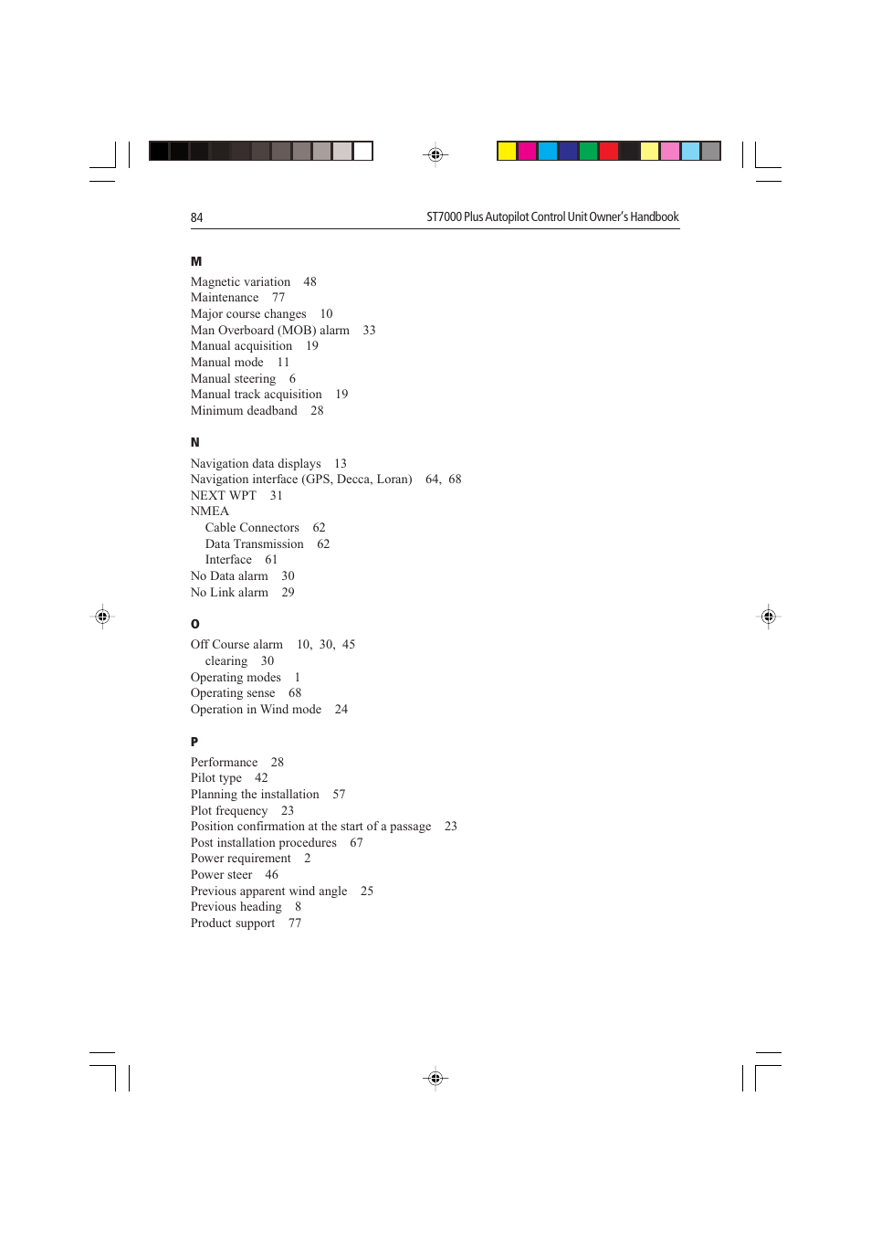 Raymarine autopilot control unit User Manual | Page 101 / 111