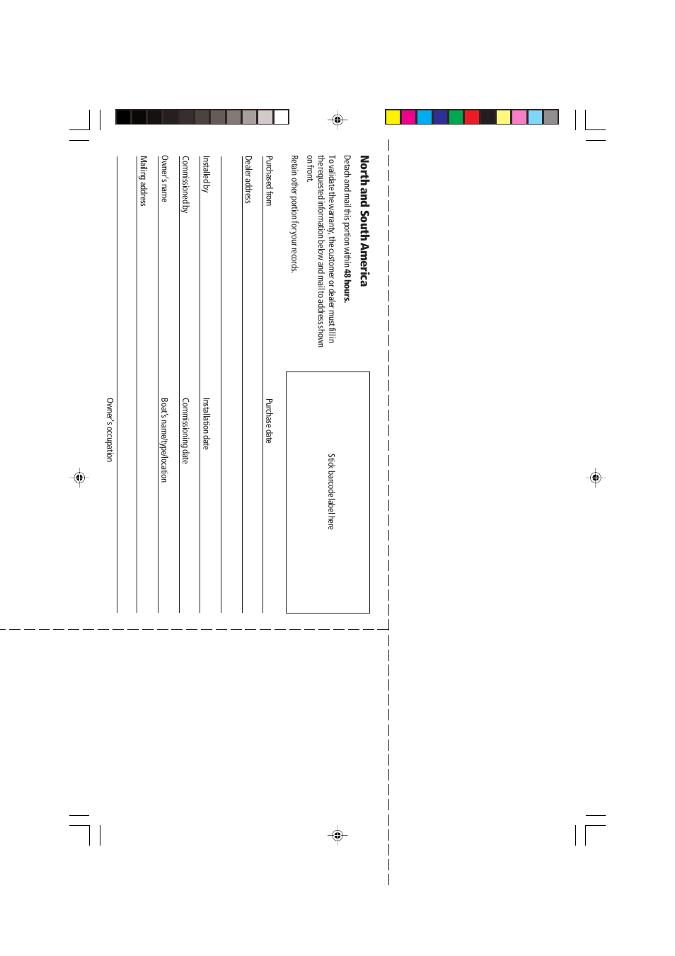 North and south america | Raymarine autopilot control unit User Manual | Page 109 / 111