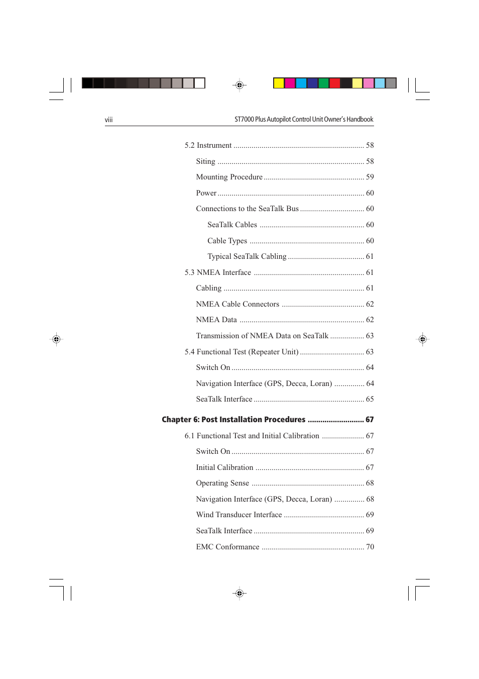 Raymarine autopilot control unit User Manual | Page 11 / 111