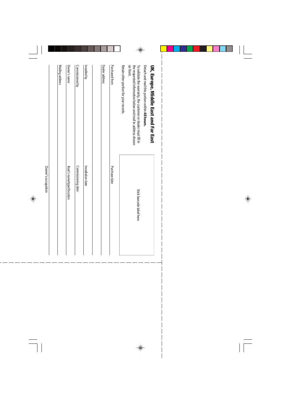 Uk, europe, middle east and far east | Raymarine autopilot control unit User Manual | Page 111 / 111