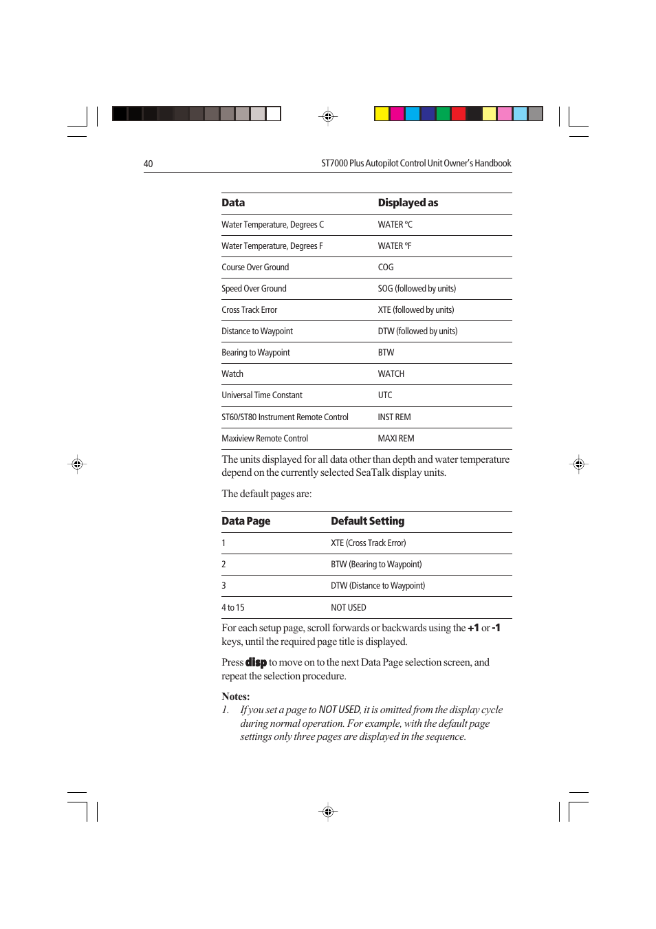 Raymarine autopilot control unit User Manual | Page 57 / 111