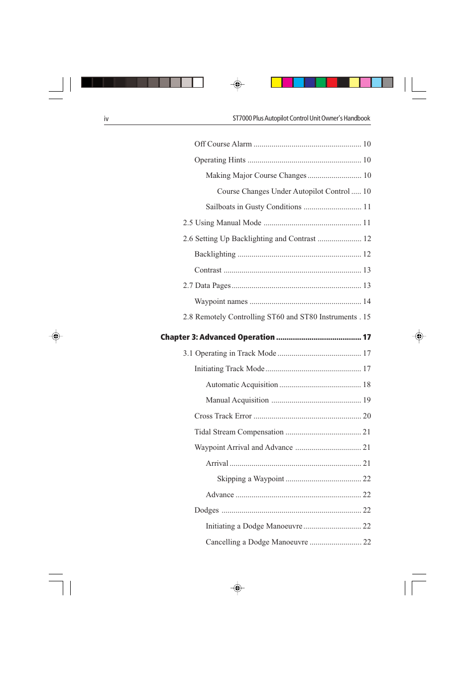 Raymarine autopilot control unit User Manual | Page 7 / 111