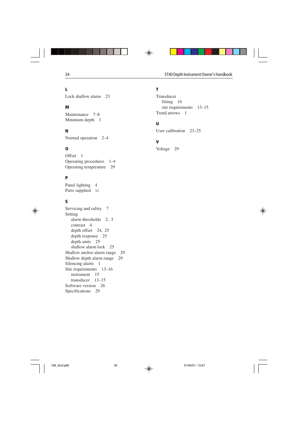 Raymarine ST40 User Manual | Page 43 / 47