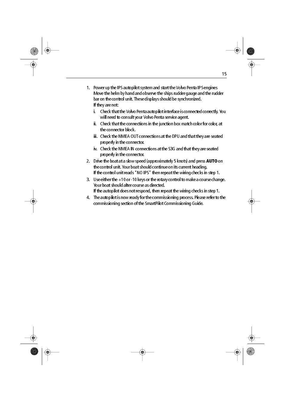 Raymarine VolvoPenta IPS Autopilot System DPU User Manual | Page 15 / 16