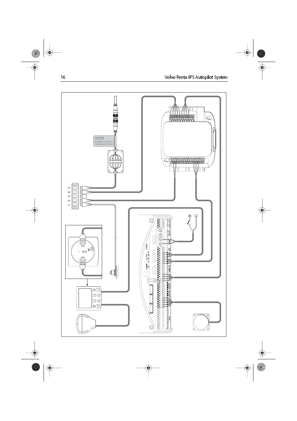 16 volvo penta ips autopilot system | Raymarine VolvoPenta IPS Autopilot System DPU User Manual | Page 16 / 16