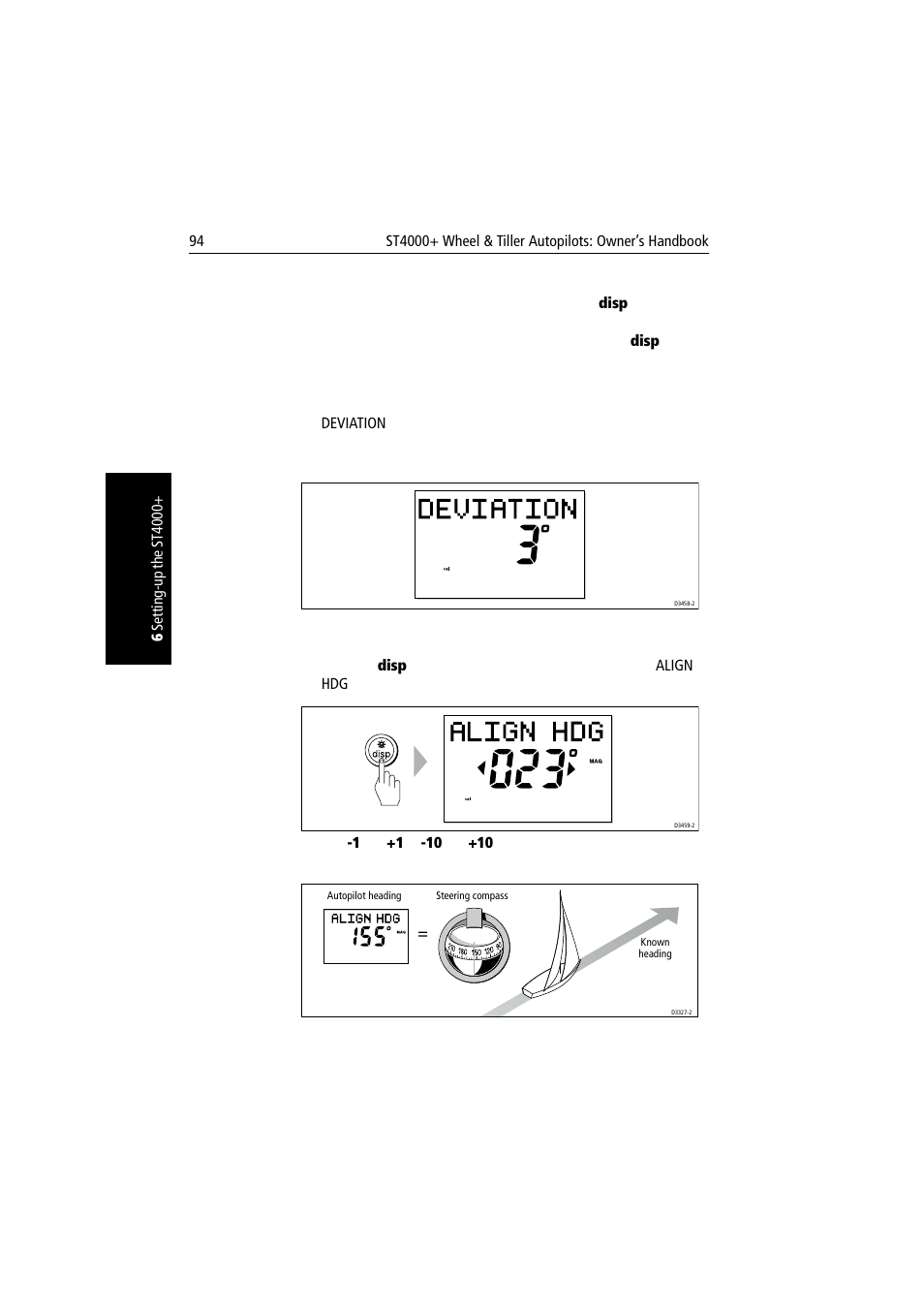 Raymarine autopilot + ST4000+ User Manual | Page 109 / 145