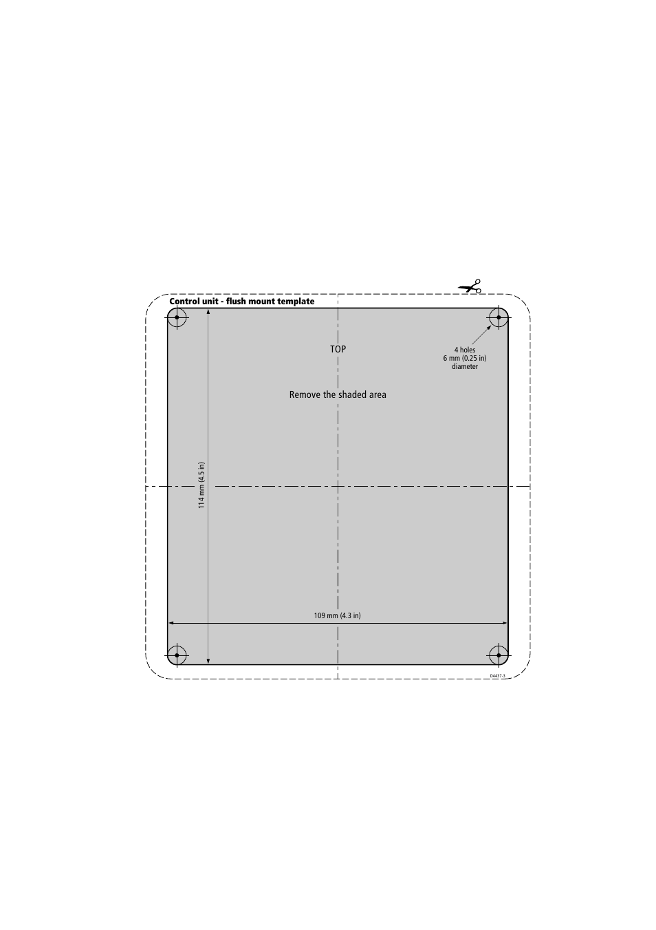 Remove the shaded area top | Raymarine autopilot + ST4000+ User Manual | Page 138 / 145