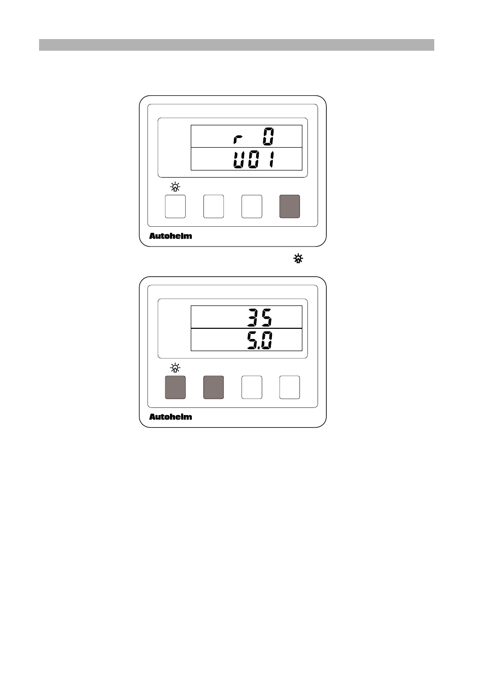 Bidata, Press reset to change between modes | Raymarine stand-alone master instrument User Manual | Page 41 / 45