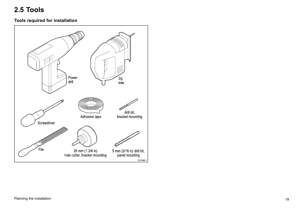5 tools | Raymarine C90w User Manual | Page 19 / 92