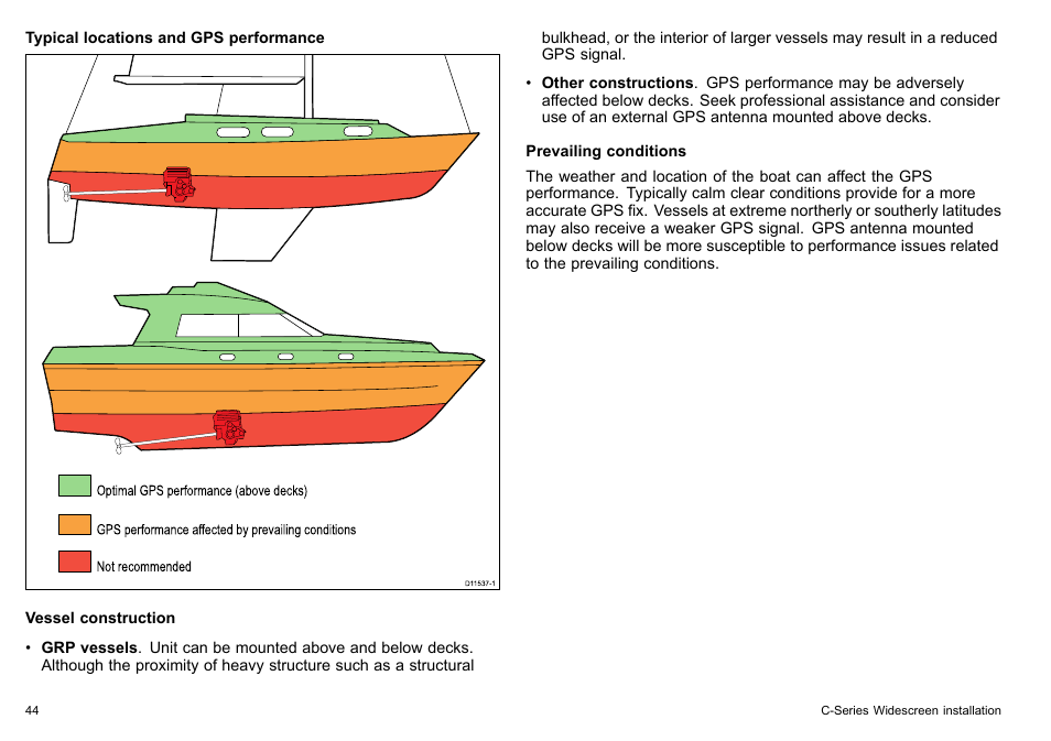 Raymarine C90w User Manual | Page 44 / 92
