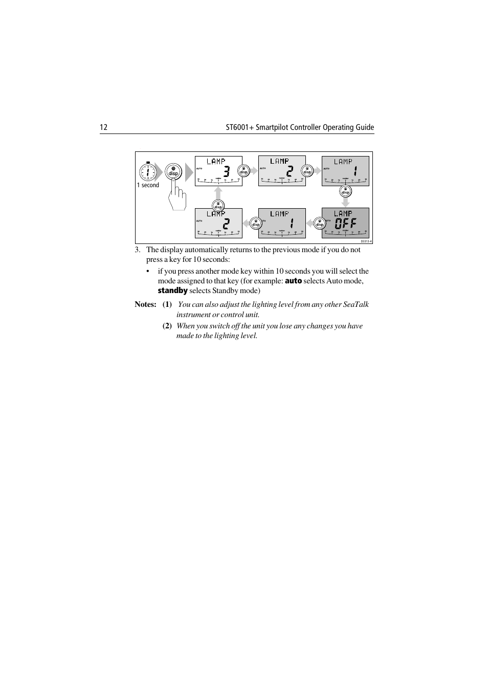 Raymarine ST6001 User Manual | Page 18 / 48