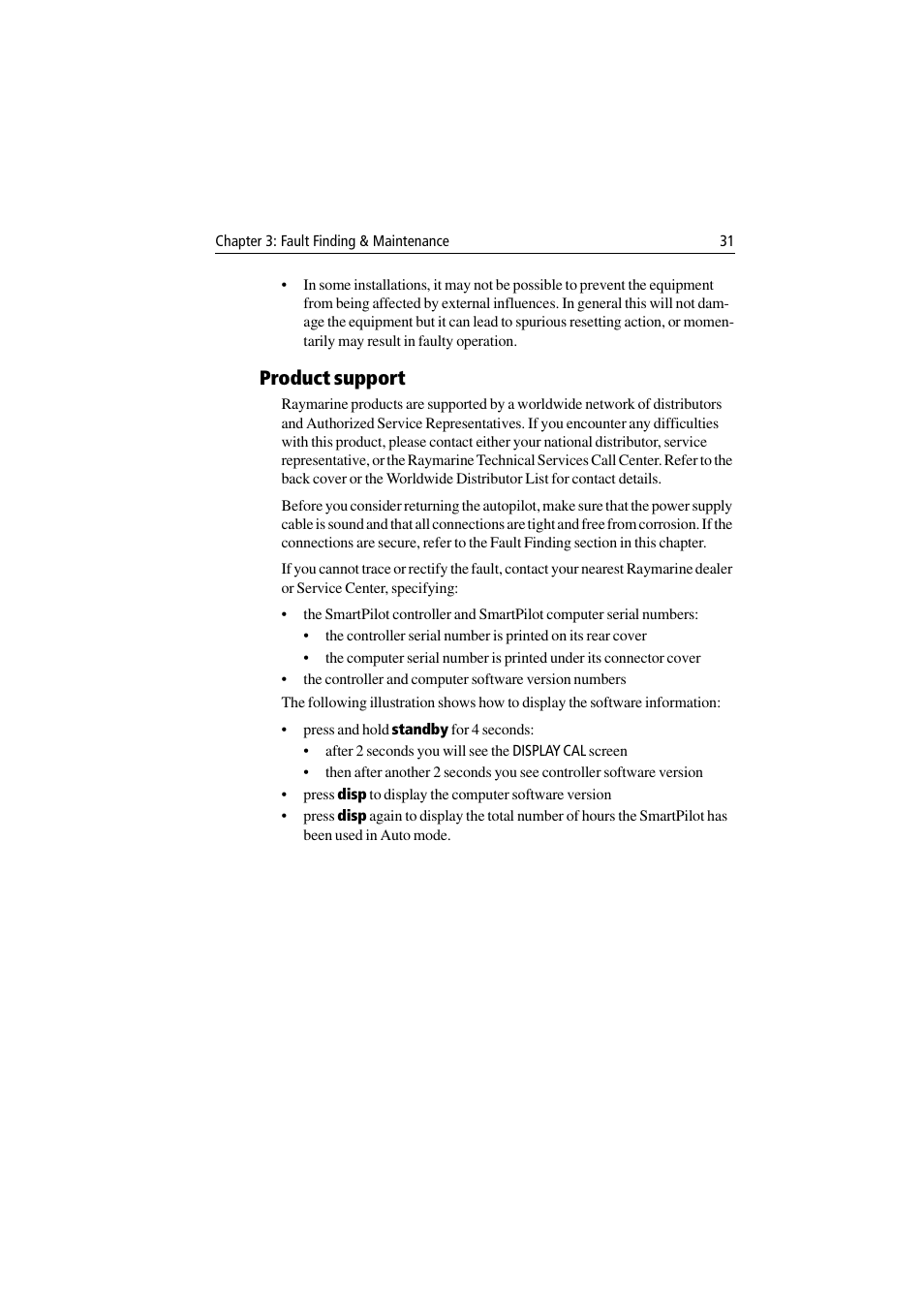Product support | Raymarine ST6001 User Manual | Page 37 / 48