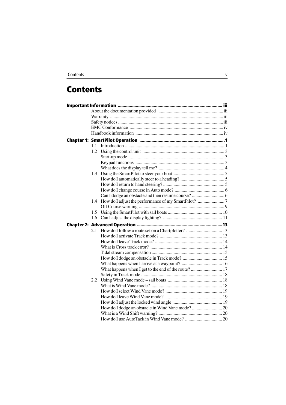 Raymarine ST6001 User Manual | Page 5 / 48