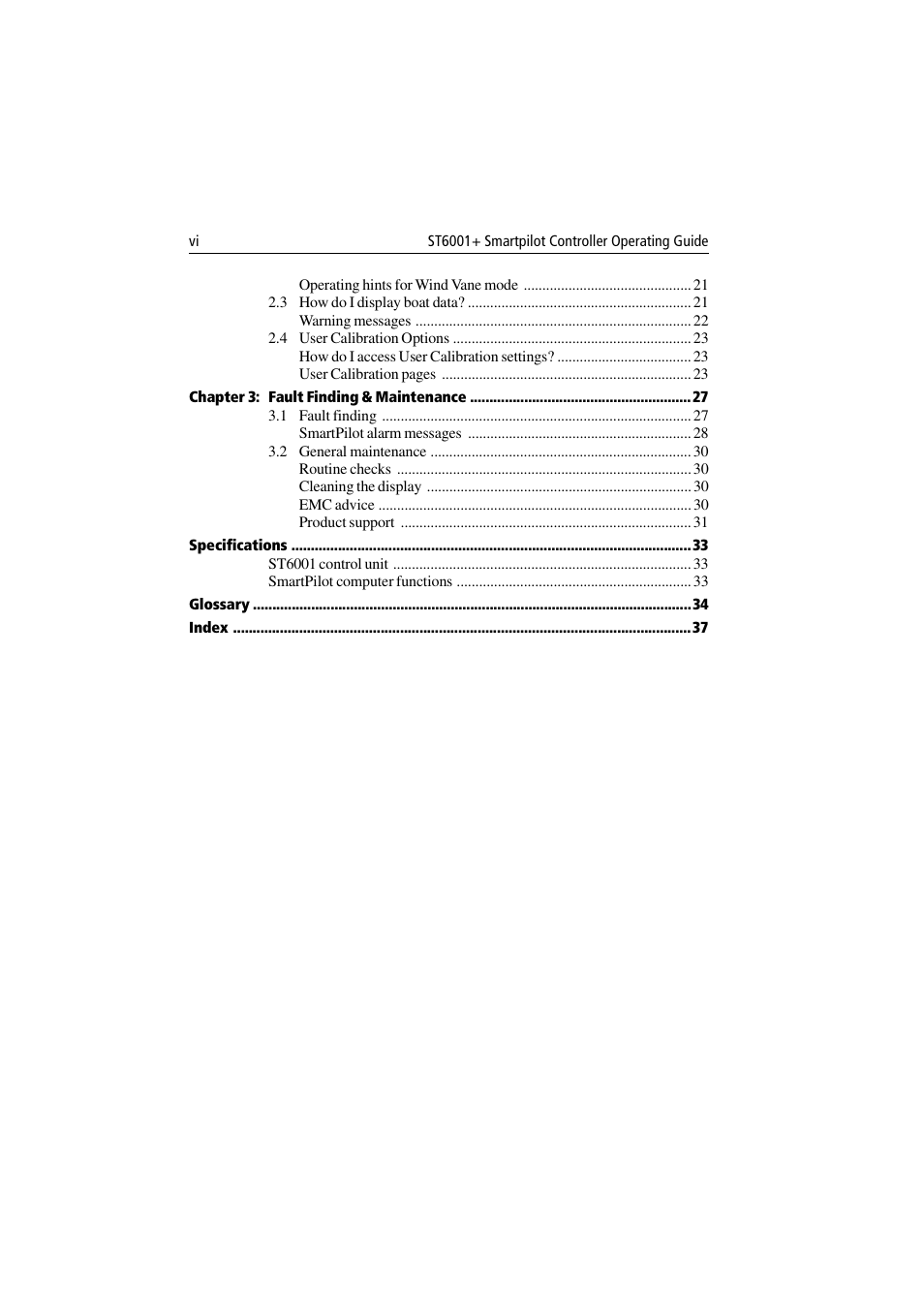 Raymarine ST6001 User Manual | Page 6 / 48